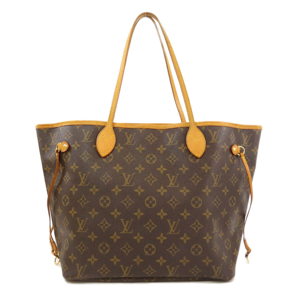 Louis Vuitton Bag Canvas Monogram Tote Neverfull Brown